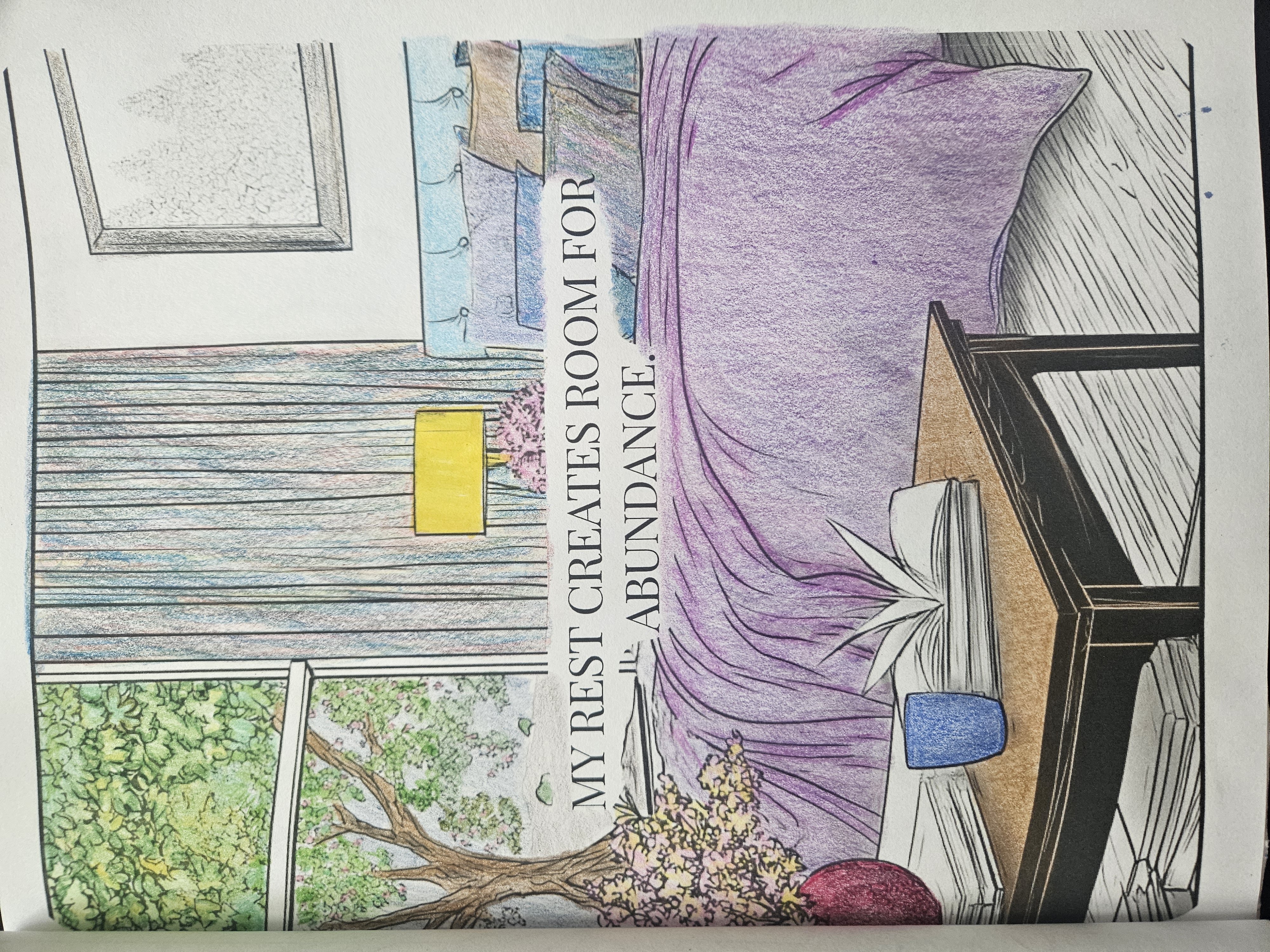 Colored Color With Marenda coloring page