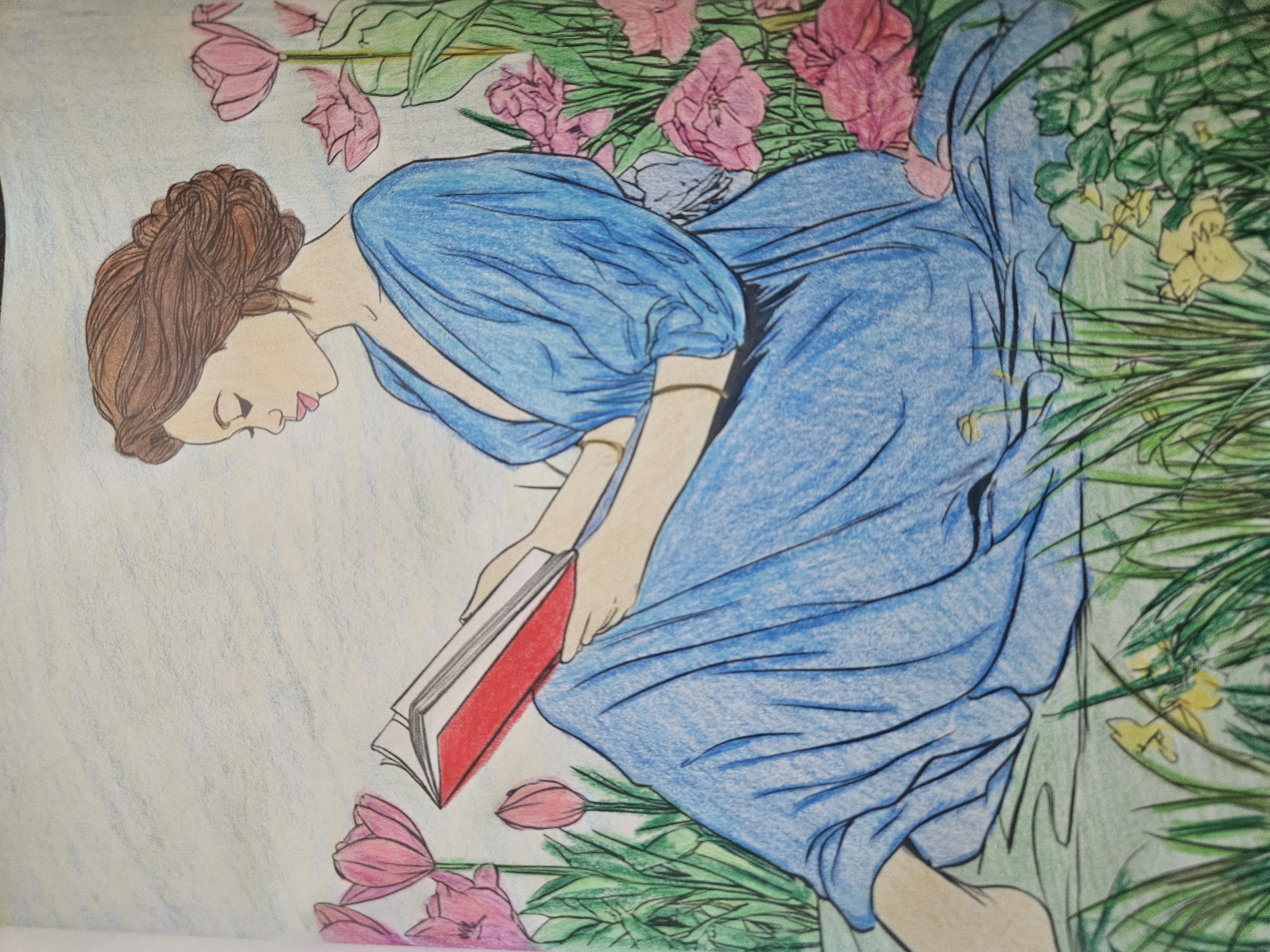 Colored Color With Marenda coloring page